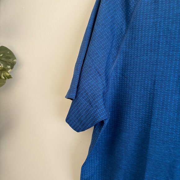 Lululemon Athletic Metal Vent Tech Short Sleeve Pipe Dream Blue NWT Men’s Sz L - Picture 5 of 7